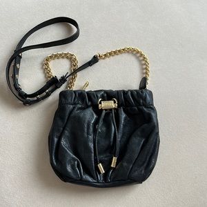 Badgley Mischika Small Leather Bucket Bag